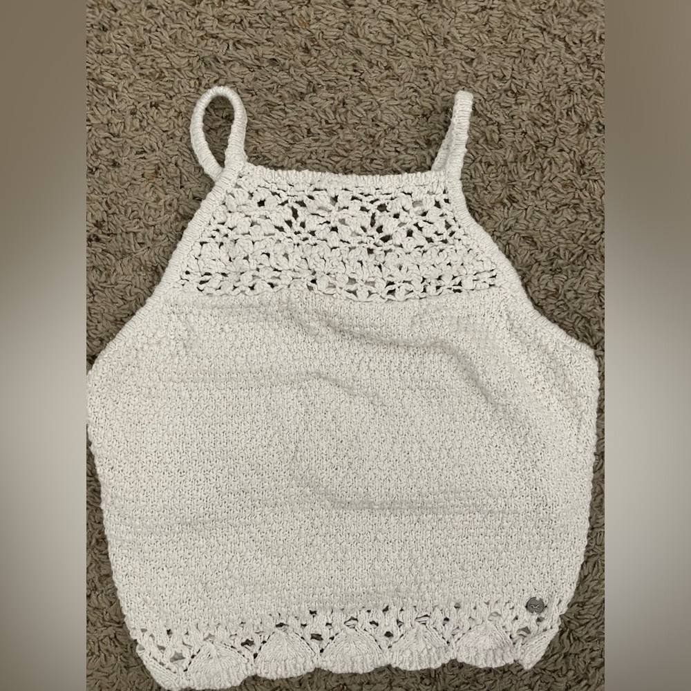Hollister knit crop top